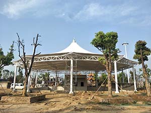 新鄭中興廣場膜結(jié)構景觀工程項目動態(tài)