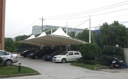 鞏義豫聯(lián)工業(yè)園膜結(jié)構(gòu)車(chē)棚