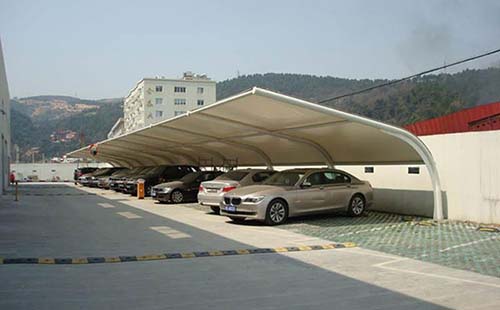 鞏義后寺河風(fēng)景區(qū)膜結(jié)構(gòu)車(chē)棚