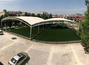 門球場膜結(jié)構(gòu)頂棚/罩棚有哪些優(yōu)點(diǎn)？(圖文)