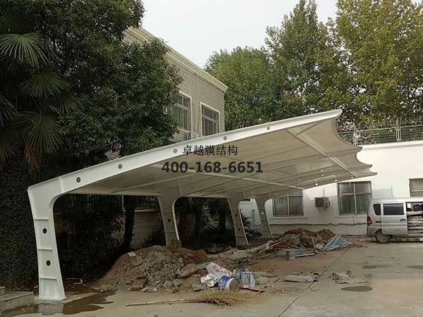 鄭州市景明街看守所膜結(jié)構罩棚/車棚工程動態(tài)