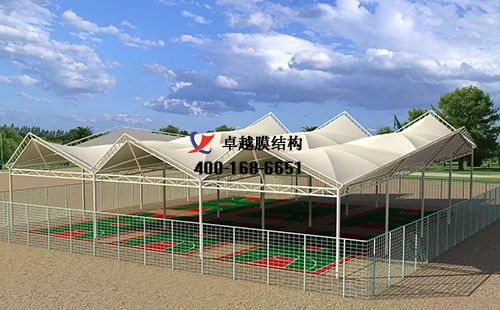 阿勒泰膜結(jié)構(gòu)網(wǎng)球場(chǎng)門(mén)球場(chǎng)籃球場(chǎng)（阿勒泰地區(qū)第二高級(jí)中學(xué)“希望籃球訓(xùn)練營(yíng) ）設(shè)計(jì)施工安裝案例