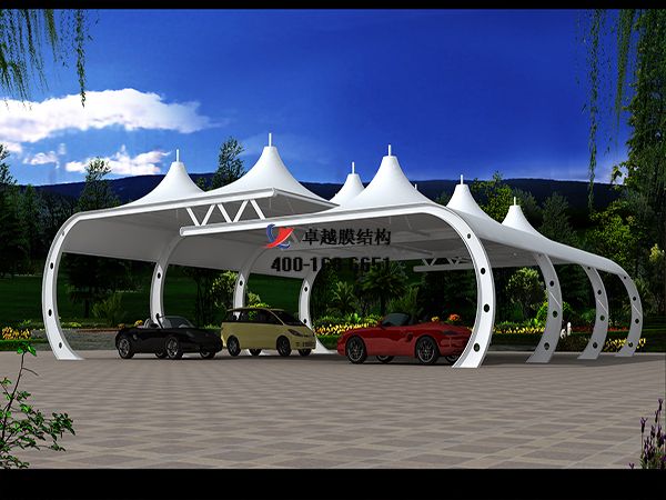 漢中膜結(jié)構(gòu)車(chē)棚【漢中精測(cè)電器有限責(zé)任公司-停車(chē)棚】設(shè)計(jì)施工案例      我們?cè)跐h中做了幾個(gè)膜結(jié)構(gòu)設(shè)計(jì)施工案例，我們?cè)跐h中承接了漢中精測(cè)電器有限責(zé)任公司-停車(chē)棚、漢中漢江機(jī)械有限責(zé)任公司-停車(chē)棚、漢中