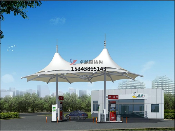 五家渠市膜結(jié)構(gòu)雨棚工程設計施工案例 　　