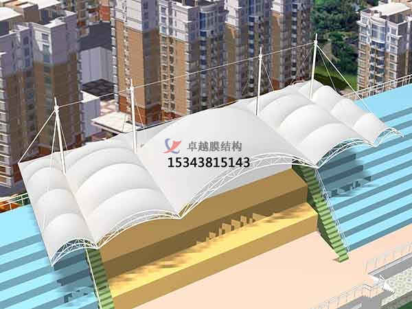 吳忠市體育場膜結(jié)構(gòu)罩棚/籃球、羽毛球、網(wǎng)球場地設(shè)計【公司直銷】?? ?