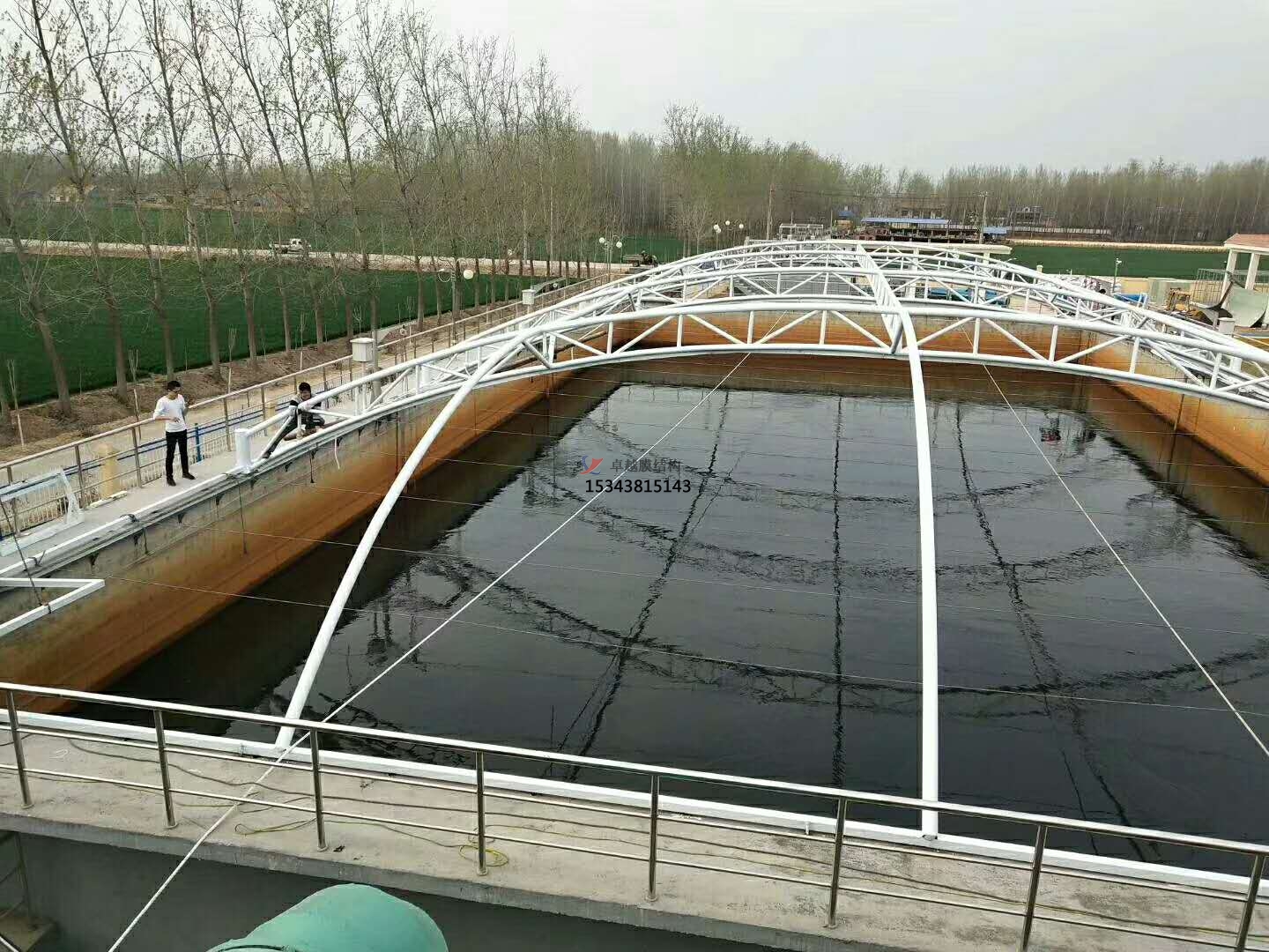 朔州市污水池加蓋膜結構遮陽棚【生產(chǎn)銷售】