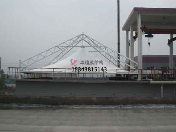 銀川市污水池加蓋圖片/膜結(jié)構(gòu)罩棚案例、設(shè)計