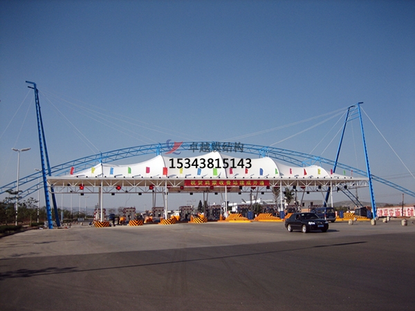 浙江膜結(jié)構收費站【工程案例】