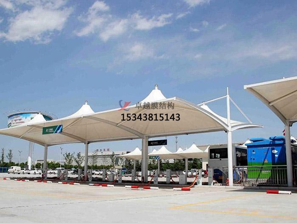 泗水膜結(jié)構(gòu)【充電站防雨篷】停車棚設計安裝