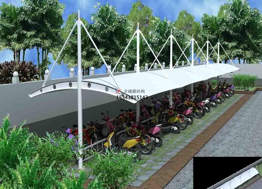 超經(jīng)典的<font color='red'>膜結(jié)構(gòu)車棚</font>效果圖！