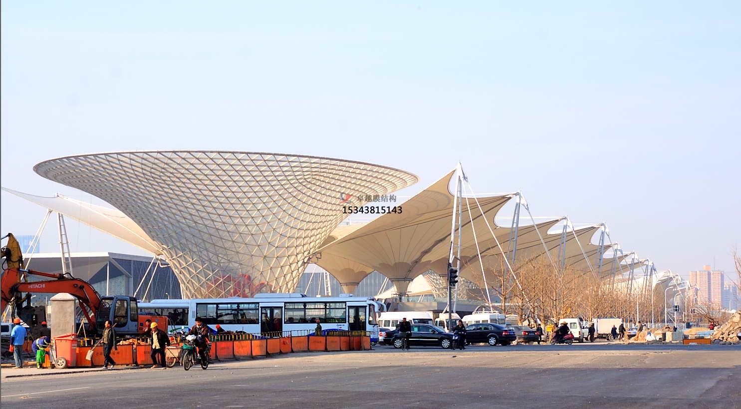 怒江景觀膜結構遮陽棚