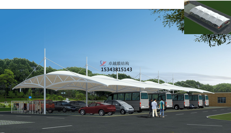 為什么膜結構車棚隨處可見？