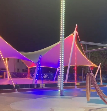 游樂場(chǎng)舞臺(tái)遮陽棚