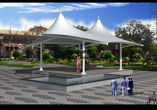 南陽(yáng)市鄧州縣人民醫(yī)院六角景觀膜