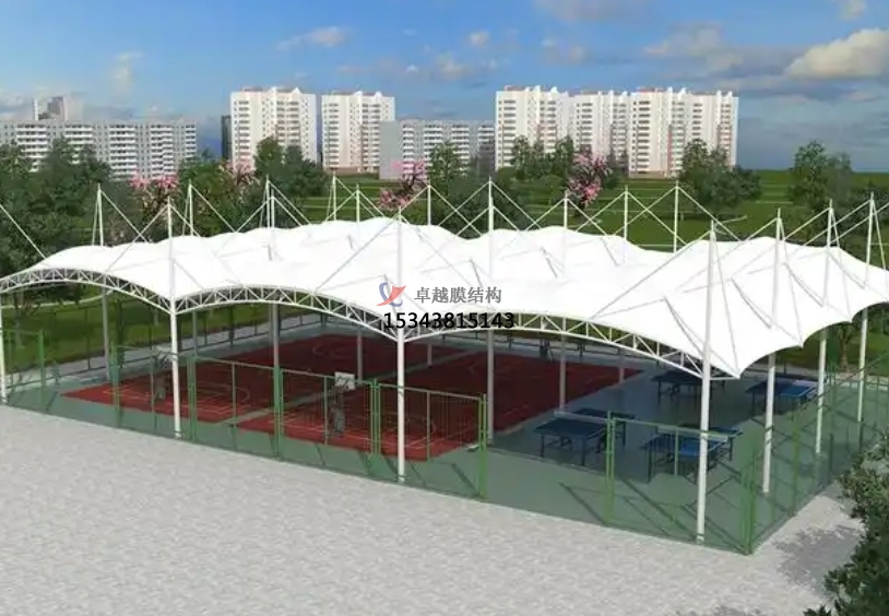 網(wǎng)球場膜結(jié)構(gòu)