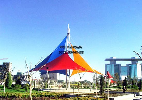 張家口張拉膜收費站設計施工/張拉膜廠家